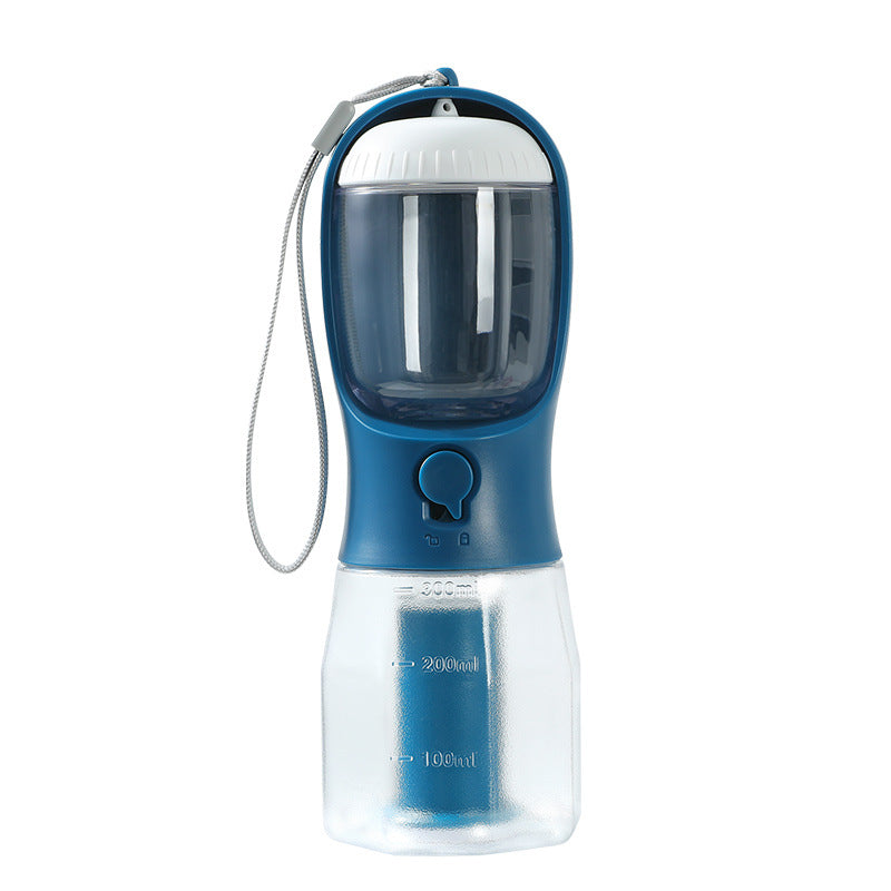 Tazza d'acqua per cani, cibo, sacchetto per immondizia, tre-in-uno, portatile, piccola, multi-funzionale, per animali domestici