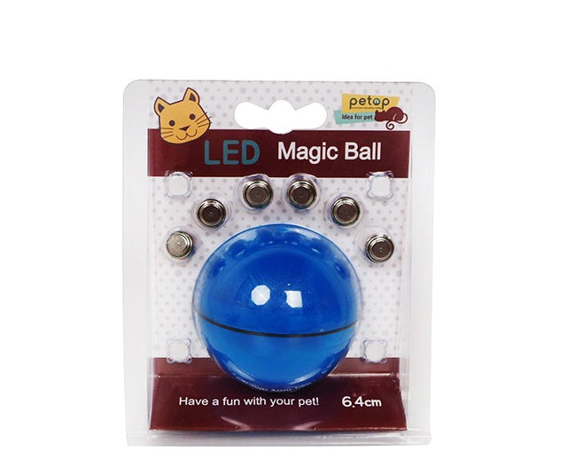 Palla Giocattolo Elettronica Rotolante per Gatti con Laser LED