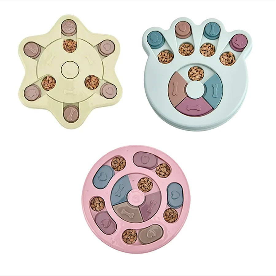 Giocattoli Rompicapo per Cani, Aumento del QI, Distribuzione Lenta Interattiva, Giochi di Addestramento per Cani, Alimentatore per Cani di Piccola e Media Taglia, Giocattolo per Addestramento di Animali Domestici