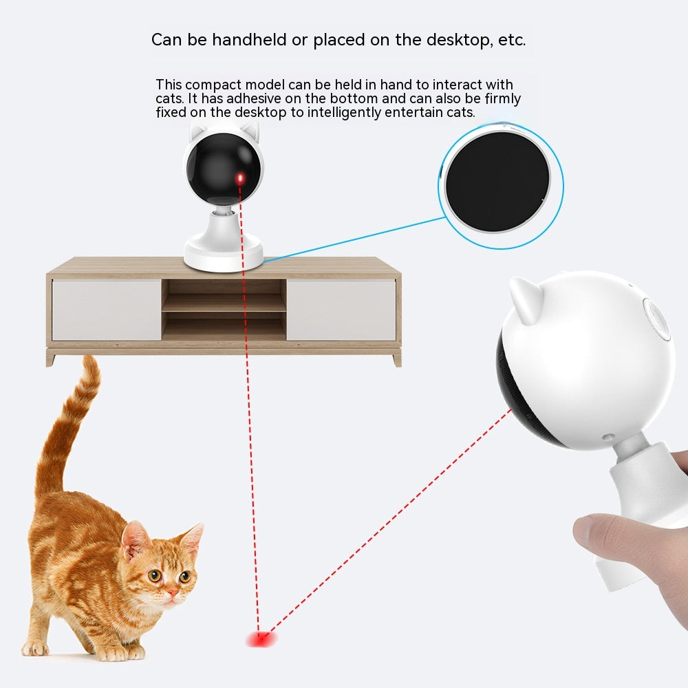 Giocattolo Laser Intelligente per Gatti con Ricarica USB