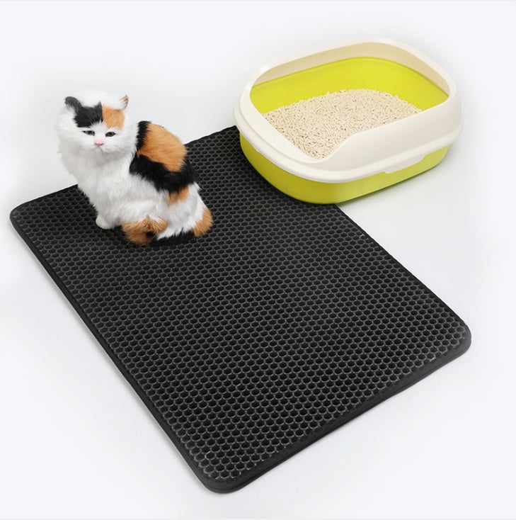 Tappetino igienico per gatti Tappetino igienico per gatti doppio in EVA Accessori per animali domestici