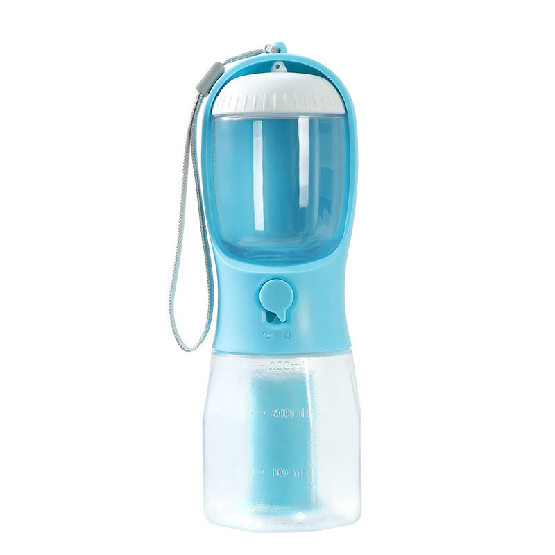 Tazza d'acqua per cani, cibo, sacchetto per immondizia, tre-in-uno, portatile, piccola, multi-funzionale, per animali domestici