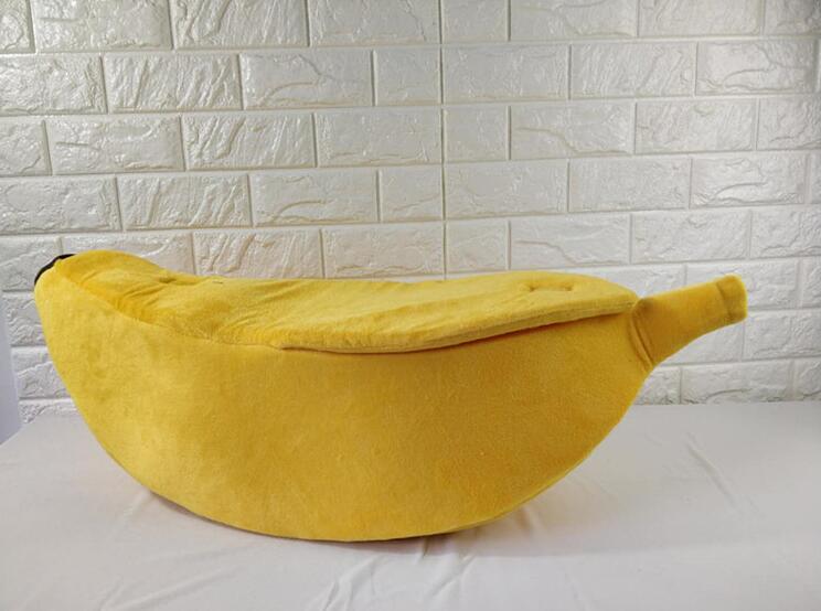 Cuccia per cani Pet House a forma di banana, tenera cuccia per animali domestici, nido, divanetto caldo per cani, letto per dormire