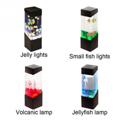 Luce notturna a medusa a LED colorata