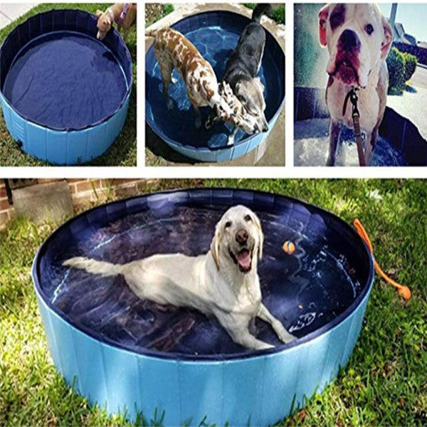Piscina per animali domestici, piscina pieghevole per cani, forniture per il bagno per cani di grossa taglia
