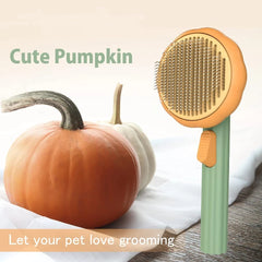 Spazzola Autosoluzione per Cani Gatti Cuccioli Conigli, Strumento per la Cura del Pelo che Rimuove Delicatamente il Sottopelo Sciolto e i Nodi