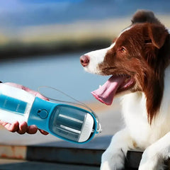 Tazza d'acqua per cani, cibo, sacchetto per immondizia, tre-in-uno, portatile, piccola, multi-funzionale, per animali domestici
