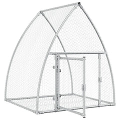 Rabbit Hutch Silver 100x Galvanized   Rabbit Hutch Silver