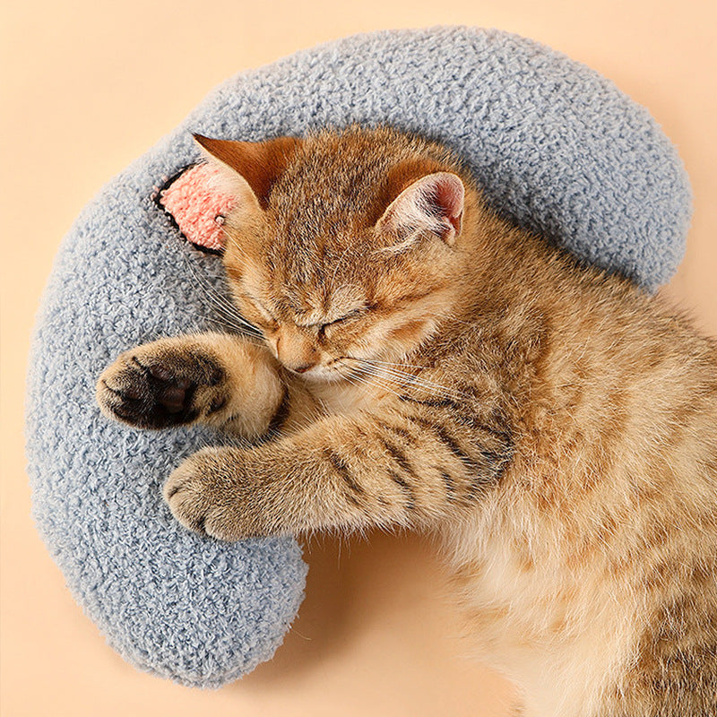 Cuscino per Cani Gatti Che Dormono Luna Cuscino Peluche Piccolo Cane