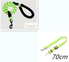 Guinzaglio Riflettente per Cani, in Nylon, per Cani di Taglia Piccola, Media e Grande, per Passeggiate e Addestramento, Accessori per Animali Domestici