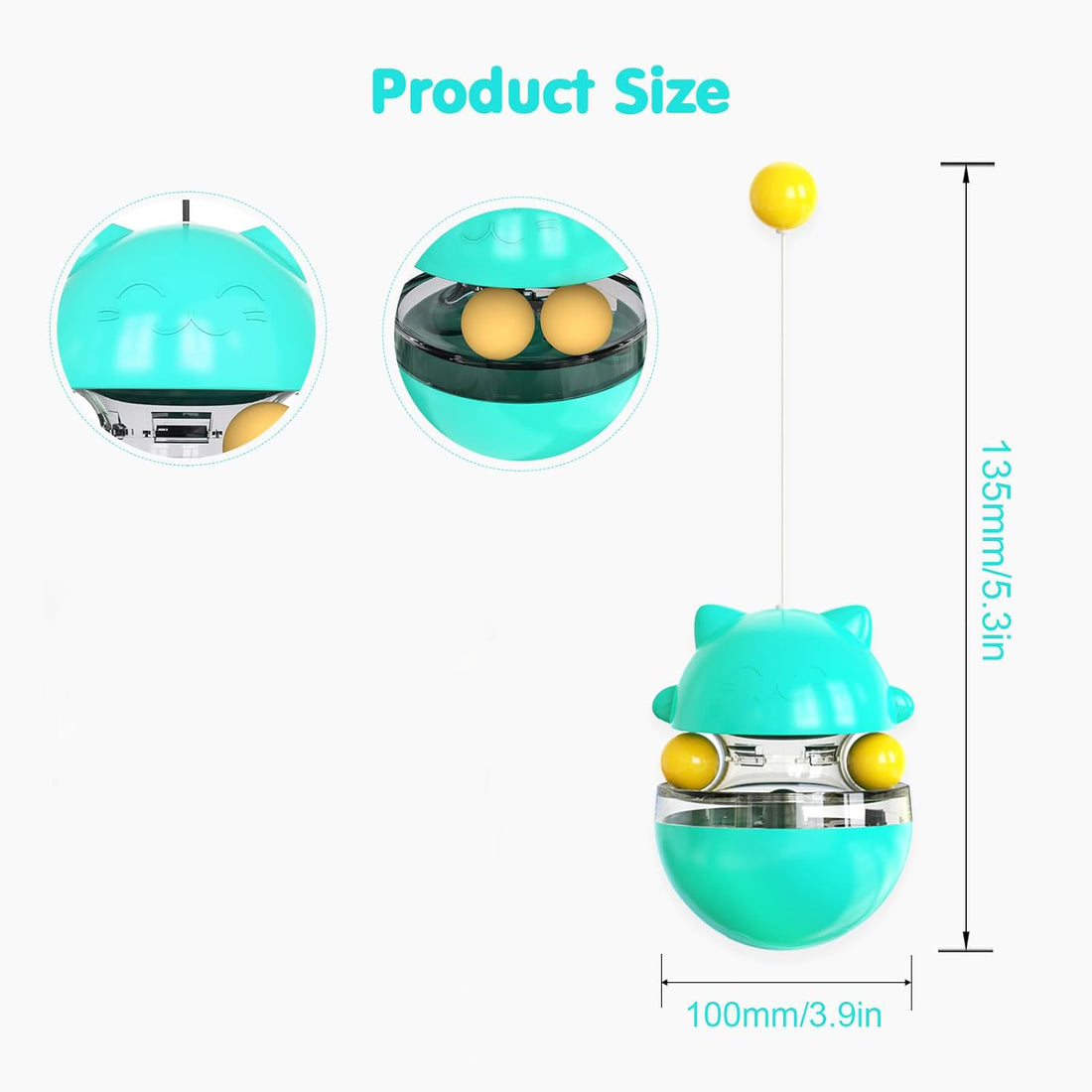 Cat Treat Tumbler Toy