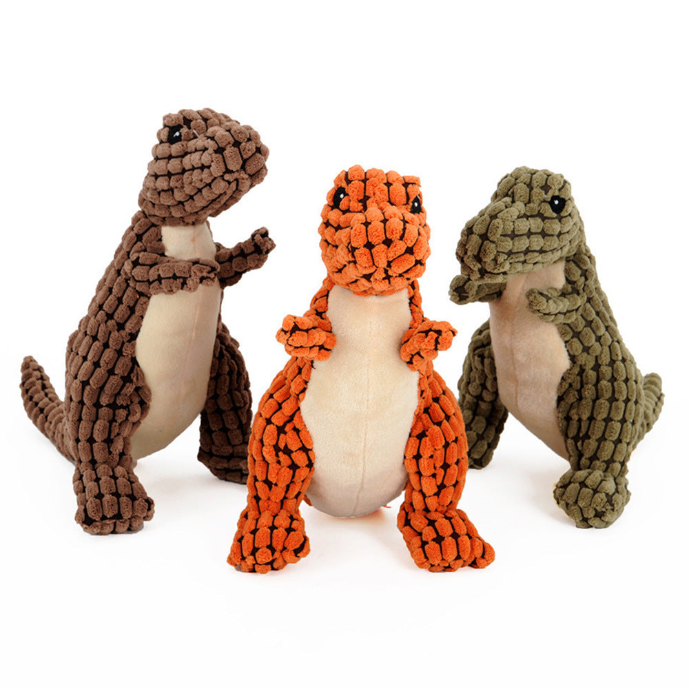 Dinosauro Giocattoli per Animali Domestici Cani Giganti Giocattoli Interattivi per Cani di Grossa Taglia Giocattoli da Masticare Chihuahua Peluche con Squeaker