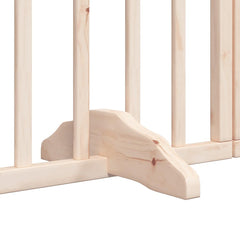 6-piece dog gate with door, foldable, 300 cm