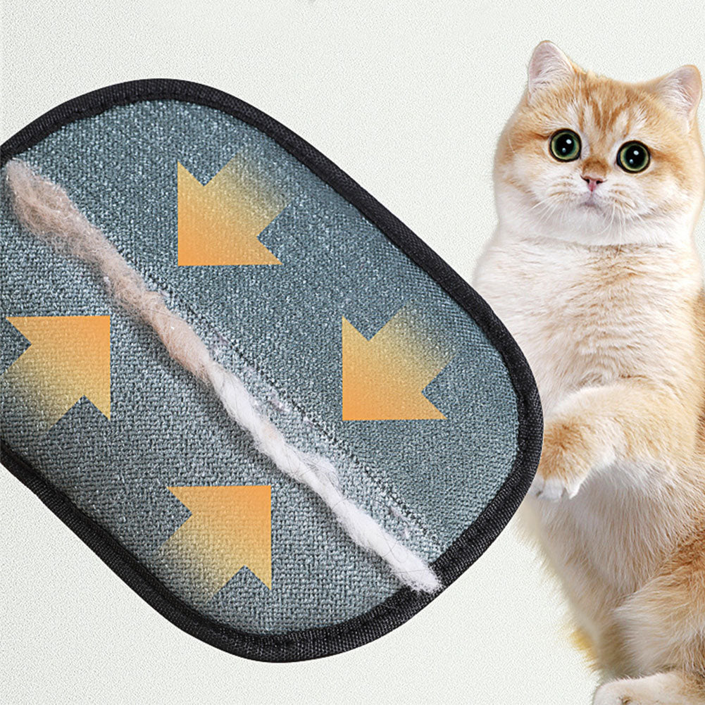 Guanto per la rimozione dei peli di animali domestici Guanti per la rimozione dei peli Spazzola deshedding per cani gatti conigli con pelo lungo corto riccio