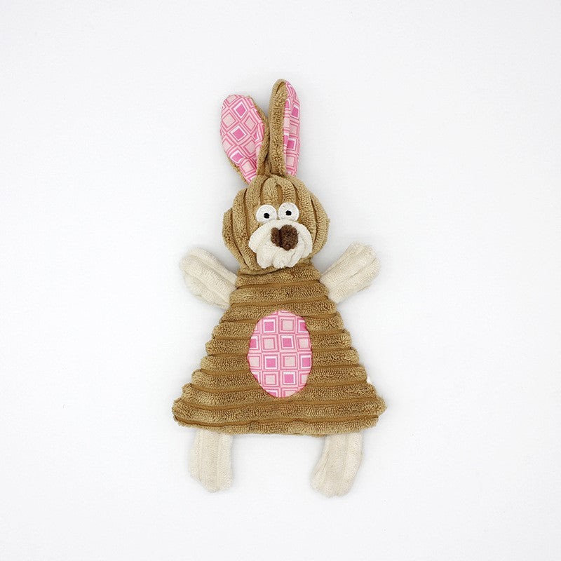 Gioco per Animali Domestici a Forma di Asino Giocattolo da Masticare in Corduroy per Cani Cuccioli con Squeak Morbido Osso di Peluche Gioco Molare per Cani Gioco per Addestramento Cani