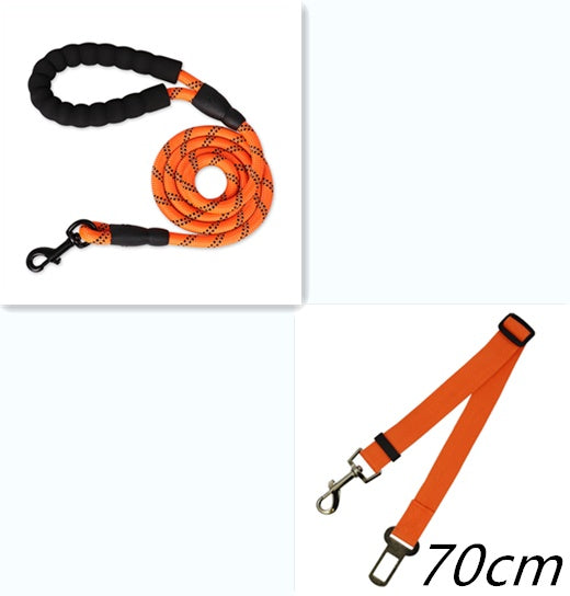 Guinzaglio Riflettente per Cani, in Nylon, per Cani di Taglia Piccola, Media e Grande, per Passeggiate e Addestramento, Accessori per Animali Domestici