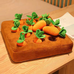 Giocattolo per cani da compagnia Carota Peluche Giocattolo da masticare vegetale per cani Tappeto annusatoio per cani e gatti Giocattolo da masticare resistente per cuccioli Accessori per cani