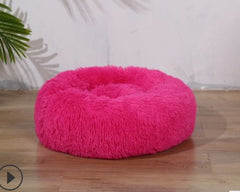 Lettiera Rotonda Peluche per Cani e Gatti