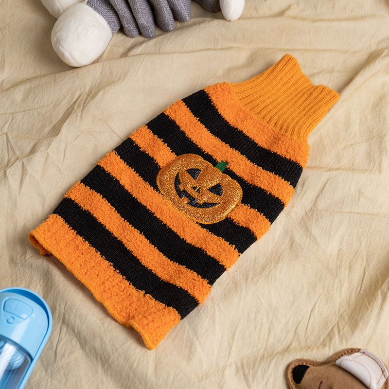 Maglioni di Halloween per cani, costume per animali domestici, maglione Teddy caldo per il tempo libero, abiti Cosplay per cani, vestiti per animali domestici