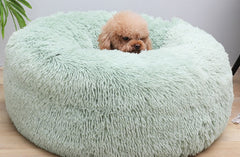 Lettiera Rotonda Peluche per Cani e Gatti