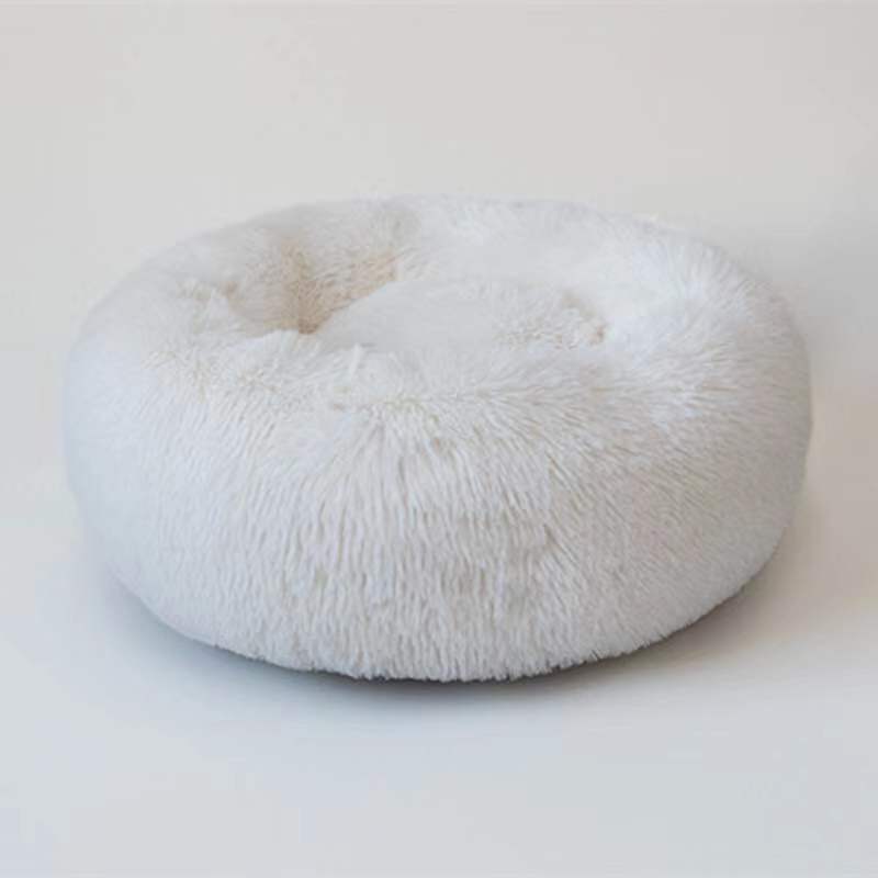 Cuccia rotonda lavabile in peluche