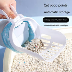 Paletta per lettiera per gatti Widen Upgrade con sacchetti di ricambio, pala per lettiera per gatti grande, sistema di pattumiera autopulente per lettiera per gatti, forniture per animali domestici, prodotti per animali domestici