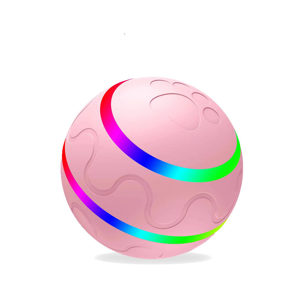 Pet New Cat Wicked Ball Toy, Palla Intelligente USB, Giocattolo Gatto con Sfera Rotante Automatica