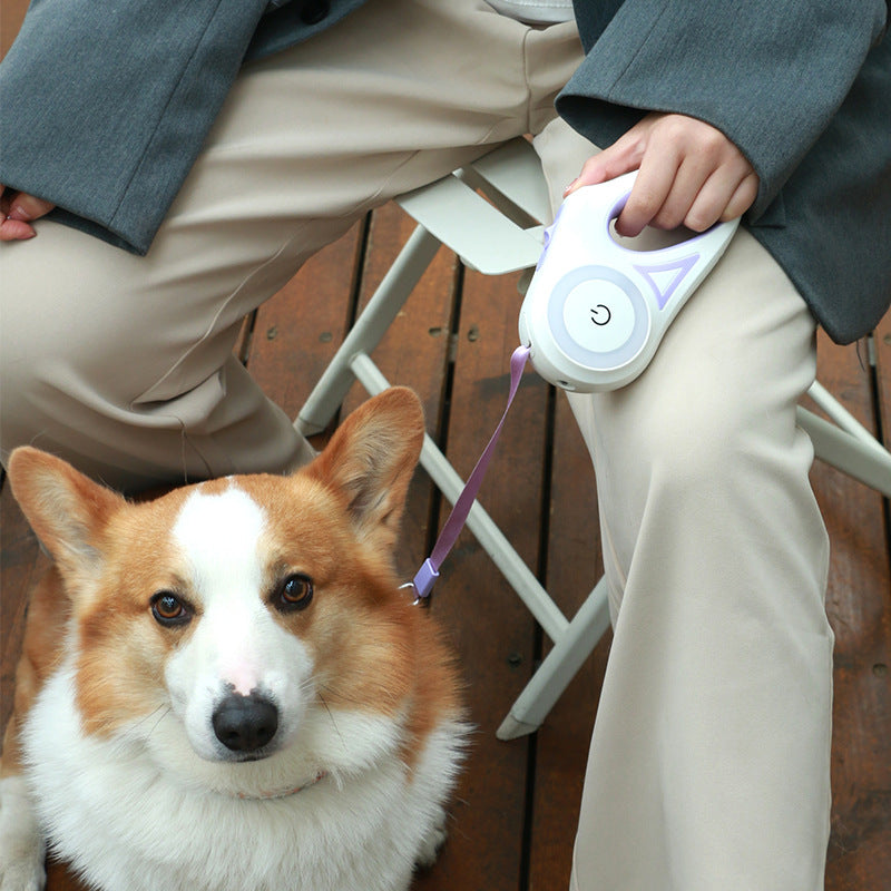 Guinzaglio per cani Guinzaglio retrattile e collare per cani Faro Corda da trazione automatica per cani e gatti per cani di piccola e media taglia Prodotto per animali domestici