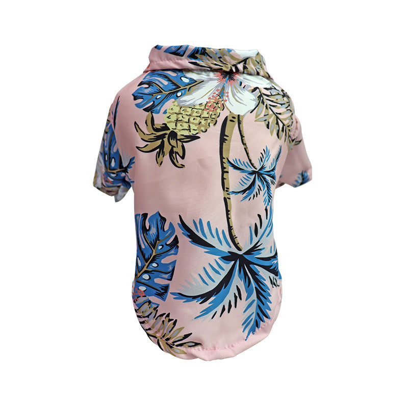 Camicia sottile per cani primavera ed estate, vestiti per corgi e gatti blu