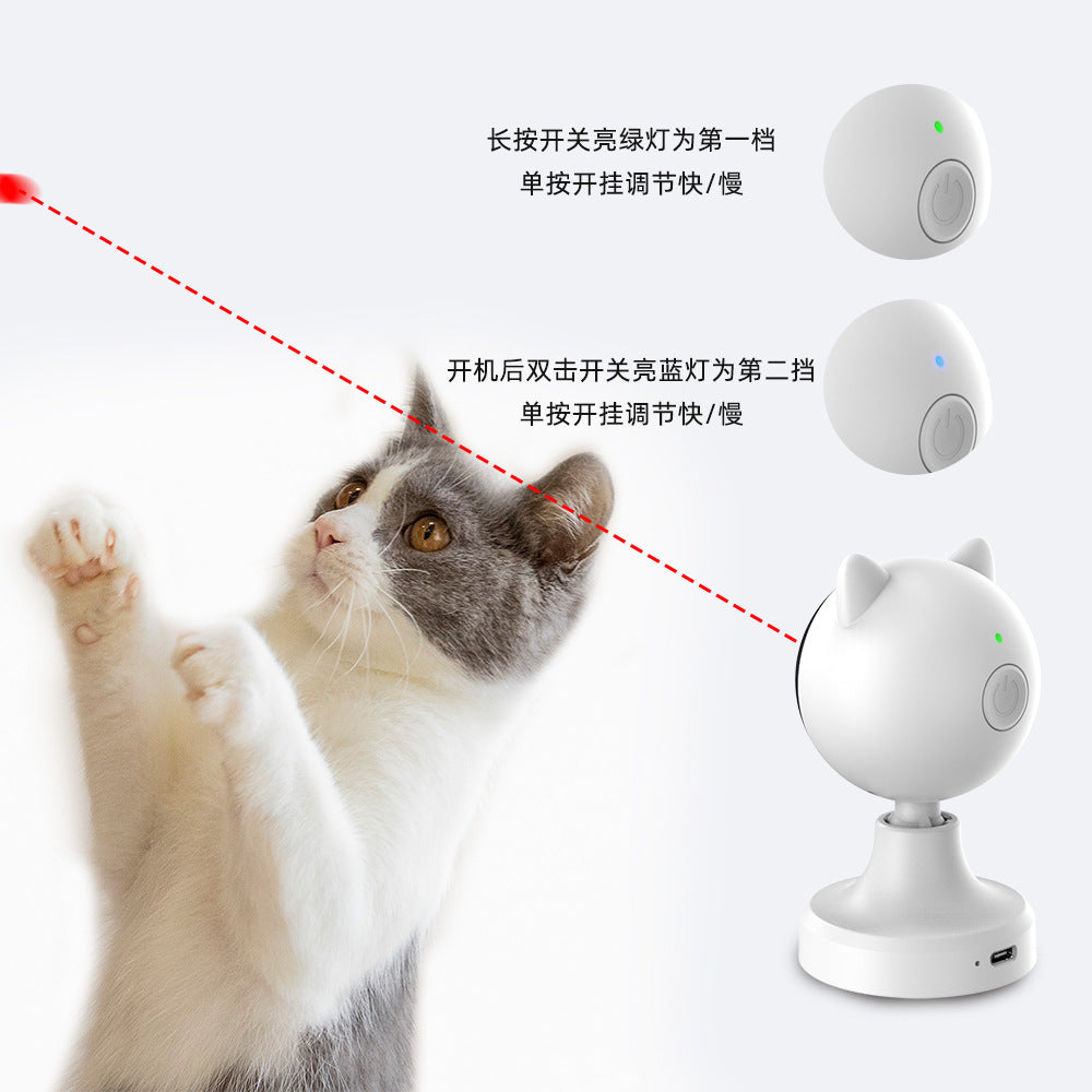 Giocattolo Laser Intelligente per Gatti con Ricarica USB