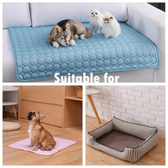 Tappetino Refrigerante per Cani Estate Cuccia Fredda Extra Large per Cani Piccoli e Grandi Accessori per Animali Domestici Gatto Coperta Resistente Divano Gatto Cuscinetto di Ghiaccio Coperta Prodotti per Animali Domestici