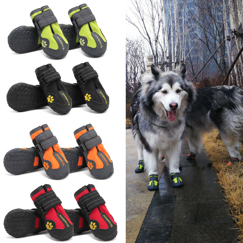 Scarpe per cani di taglia grande antiscivolo, resistenti all'usura