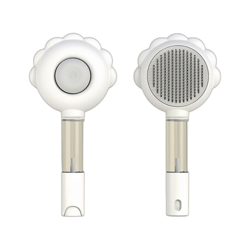 Spazzola per cani autopulente 2 in 1 con spray, pettini per la rimozione dei peli per animali domestici, spazzola per peli fluttuanti, prodotti per la toelettatura degli animali domestici