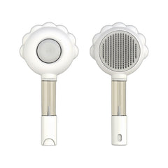Spazzola per cani autopulente 2 in 1 con spray, pettini per la rimozione dei peli per animali domestici, spazzola per peli fluttuanti, prodotti per la toelettatura degli animali domestici