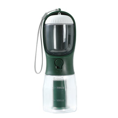 Tazza d'acqua per cani, cibo, sacchetto per immondizia, tre-in-uno, portatile, piccola, multi-funzionale, per animali domestici