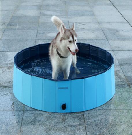 Piscina per animali domestici, piscina pieghevole per cani, forniture per il bagno per cani di grossa taglia