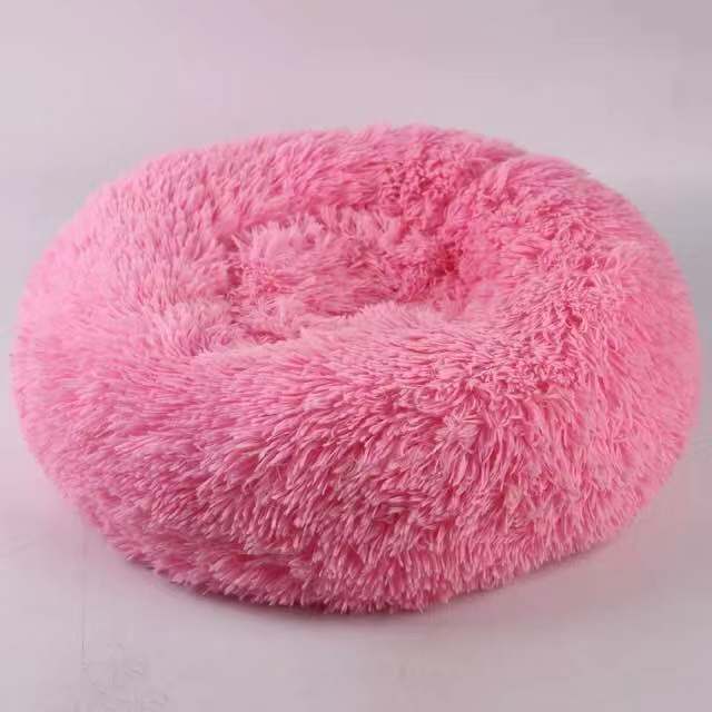 Cuccia rotonda lavabile in peluche
