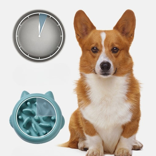 Ciotole per l'alimentazione lenta per cani e gatti, antisinghiozzo, piatto per l'alimentazione lenta, ciotola per mangiare per cani, ciotola anti-ingozzamento
