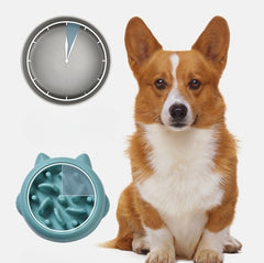 Ciotole per l'alimentazione lenta per cani e gatti, antisinghiozzo, piatto per l'alimentazione lenta, ciotola per mangiare per cani, ciotola anti-ingozzamento