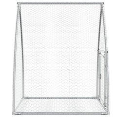 Rabbit Hutch Silver 100x Galvanized   Rabbit Hutch Silver