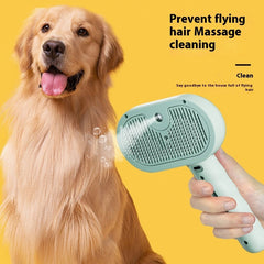 Pettine spray per animali domestici Rimuovi peli di animali domestici Spazzola per la pulizia Strumenti per la toelettatura di cani e gatti Pettine umidificatore con nebulizzatore d'acqua Forniture per animali domestici