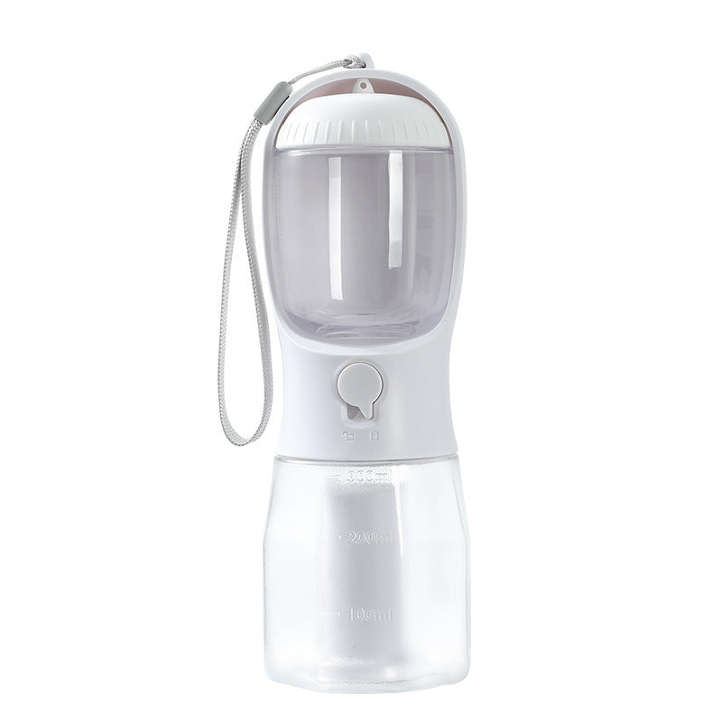 Tazza d'acqua per cani, cibo, sacchetto per immondizia, tre-in-uno, portatile, piccola, multi-funzionale, per animali domestici