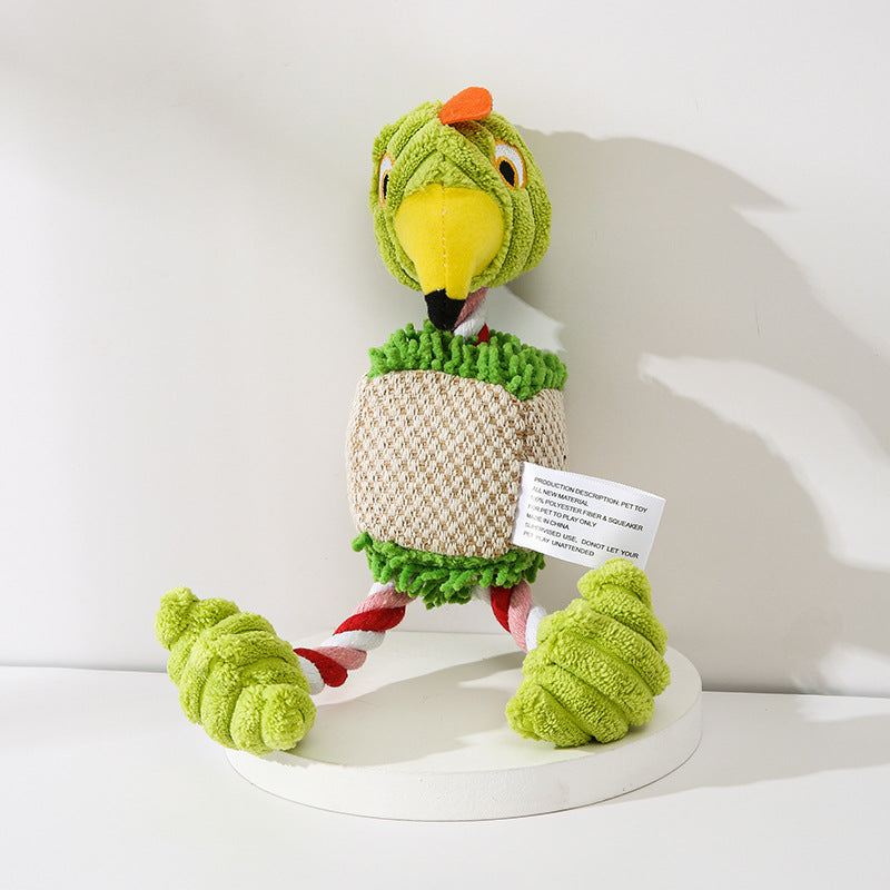 Gioco per Animali Domestici a Forma di Asino Giocattolo da Masticare in Corduroy per Cani Cuccioli con Squeak Morbido Osso di Peluche Gioco Molare per Cani Gioco per Addestramento Cani