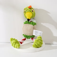 Gioco per Animali Domestici a Forma di Asino Giocattolo da Masticare in Corduroy per Cani Cuccioli con Squeak Morbido Osso di Peluche Gioco Molare per Cani Gioco per Addestramento Cani