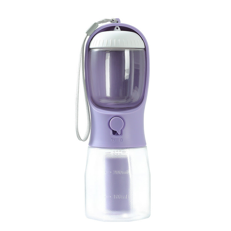 Tazza d'acqua per cani, cibo, sacchetto per immondizia, tre-in-uno, portatile, piccola, multi-funzionale, per animali domestici