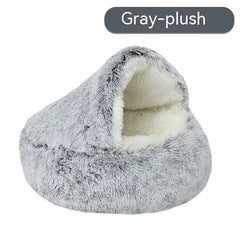 Cuccia per Gatti Semichiusa Quattro Stagioni Universale Guscio a Conchiglia Nido per Cuccioli Piccoli Forniture Invernali per Animali Domestici
