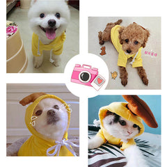 Vestiti per cani carini con frutta, per cani di piccola taglia, felpe con cappuccio, pile caldo invernale, abbigliamento per animali domestici, costume per cuccioli, gatti, cappotto per outfit francese Chihuahua