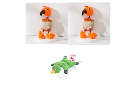 Gioco per Animali Domestici a Forma di Asino Giocattolo da Masticare in Corduroy per Cani Cuccioli con Squeak Morbido Osso di Peluche Gioco Molare per Cani Gioco per Addestramento Cani
