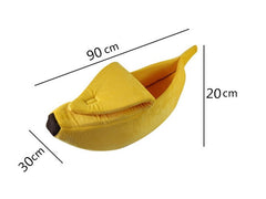 Cuccia per cani Pet House a forma di banana, tenera cuccia per animali domestici, nido, divanetto caldo per cani, letto per dormire