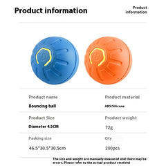 Pallina Giocattolo Intelligente per Cani, Giocattolo Interattivo Elettronico per Animali Domestici, Pallina Rimbalzante Automatica con Ricarica USB per Cuccioli, Regalo di Compleanno, Prodotto per Gatti